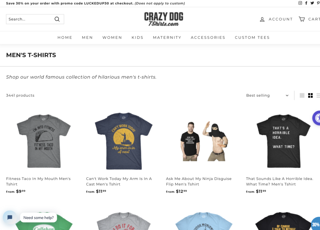 Customer Success Story: Crazy Dog T-Shirts